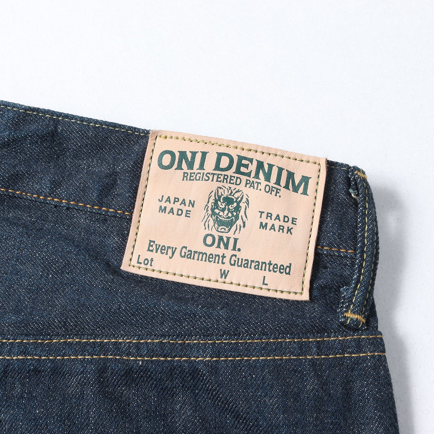 15oz 石川台 レギュラーストレート デニムパンツ (ONI-270 Ishikawadai)