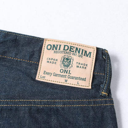 15oz 石川台 レギュラーストレート デニムパンツ (ONI-270 Ishikawadai)
