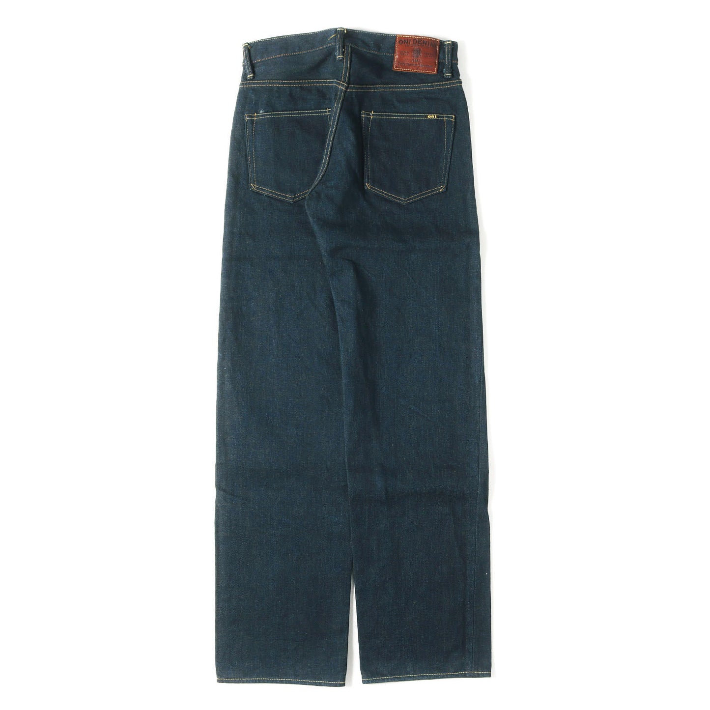 20oz シークレット ワイドストレート デニムパンツ (ONI200ZR-OLV)