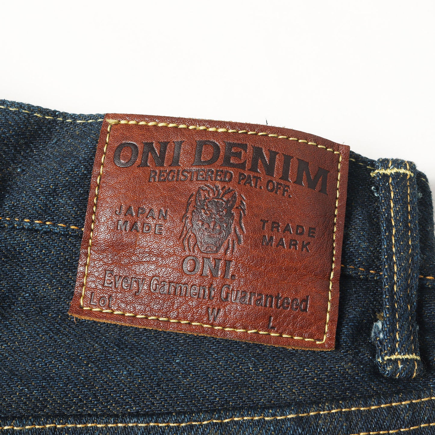 20oz シークレット ワイドストレート デニムパンツ (ONI200ZR-OLV)
