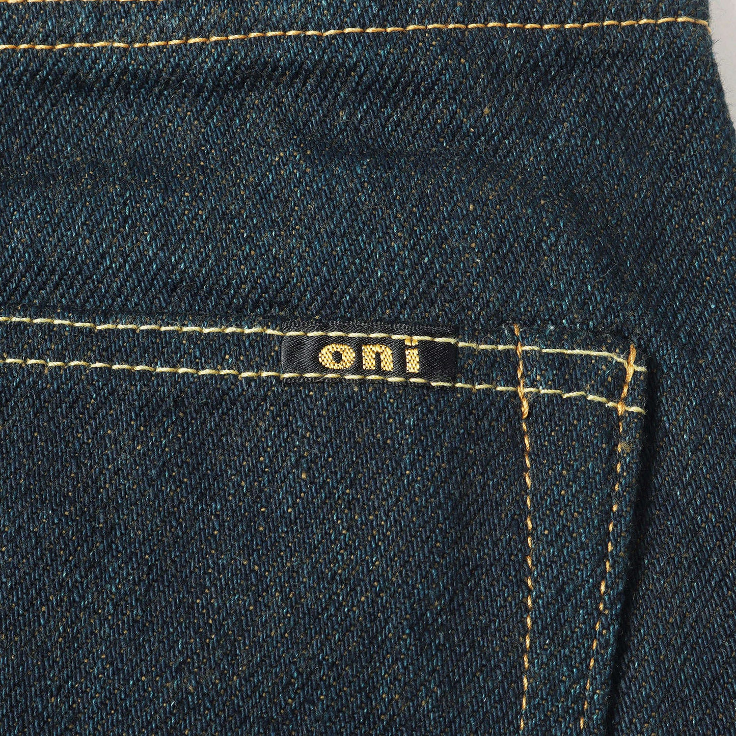 20oz シークレット ワイドストレート デニムパンツ (ONI200ZR-OLV)