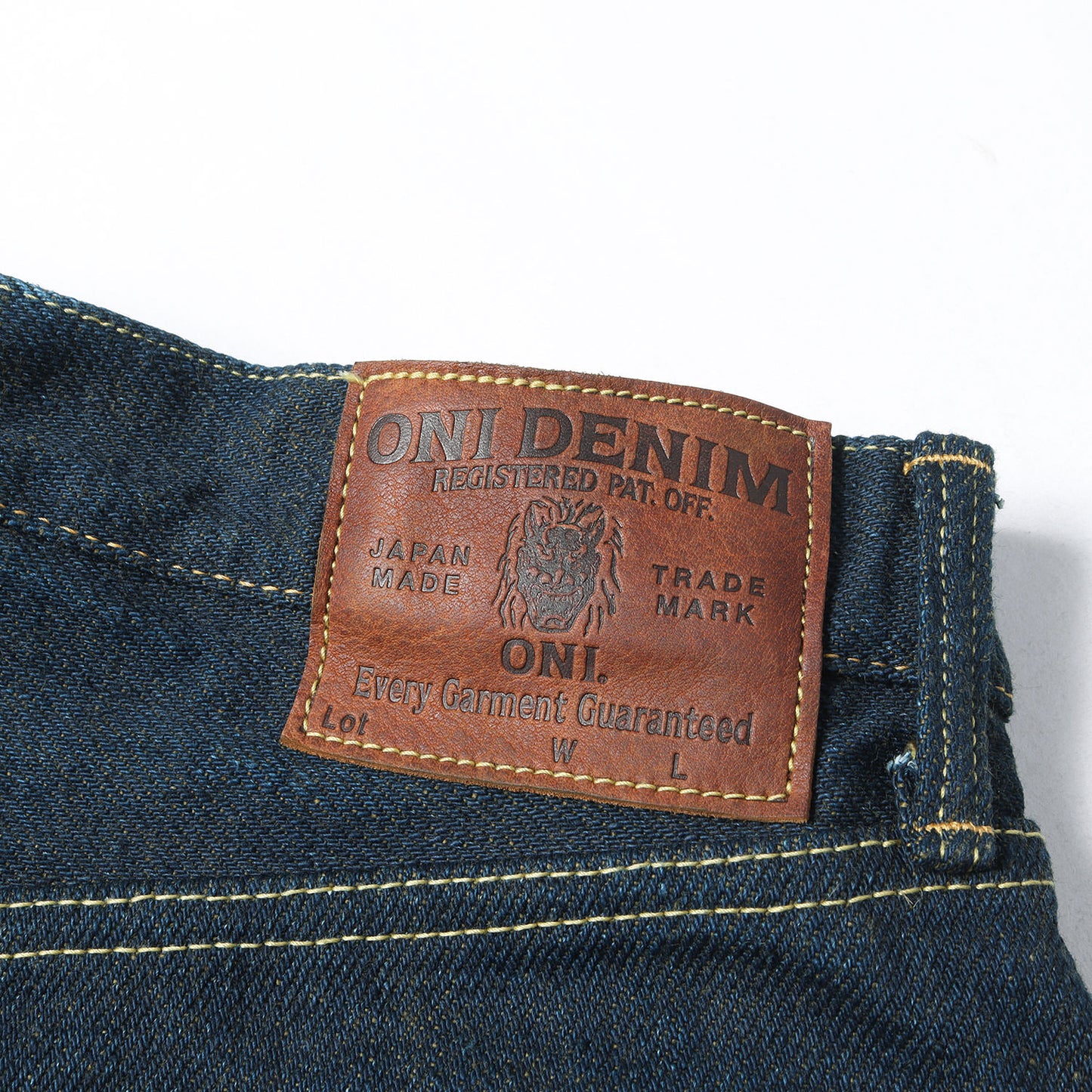 20oz シークレット レギュラーストレート デニムパンツ (ONI288ZR-OLV)