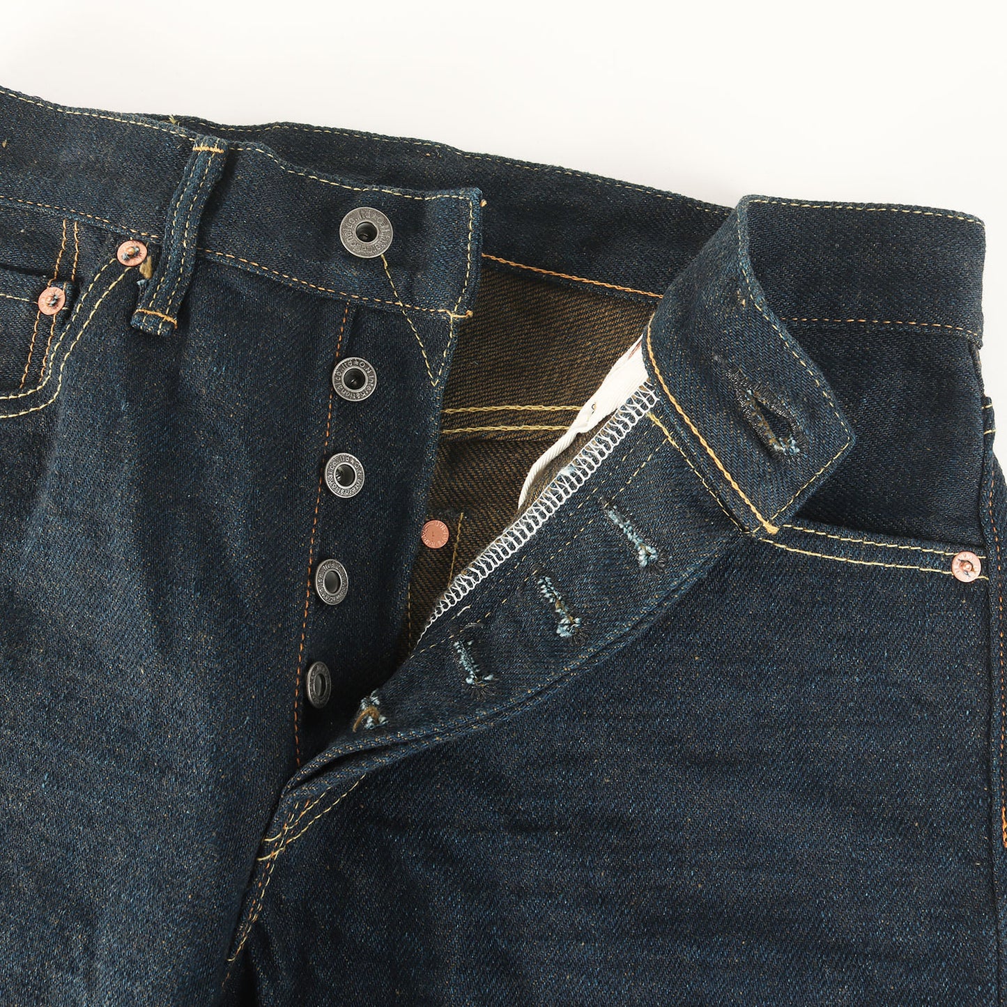 20oz シークレット レギュラーストレート デニムパンツ (ONI288ZR-OLV)