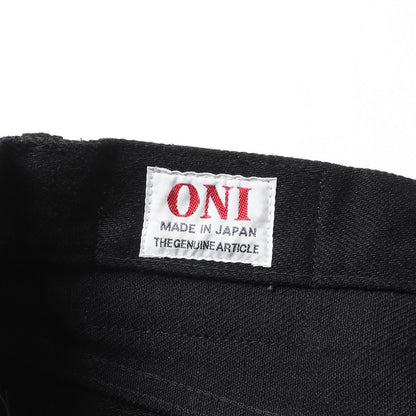 20oz シークレット レギュラーストレート ブラック デニムパンツ (ONI288ZR-BKBK)