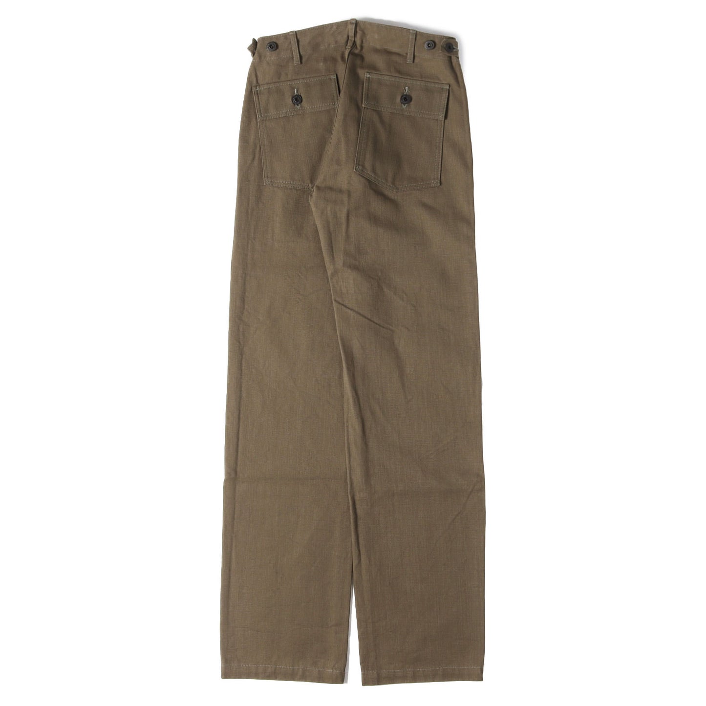 13oz 硫化染め ヘビーオックス ワイドストレート ベイカーパンツ (ONI-207HOX-OLB)