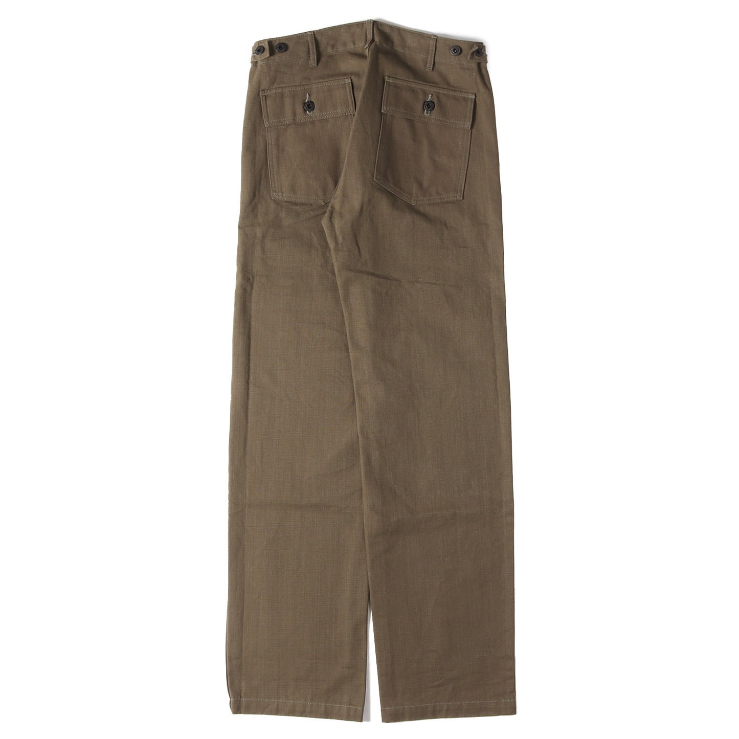 13oz 硫化染め ヘビーオックス ワイドストレート ベイカーパンツ (ONI-207HOX-OLB)