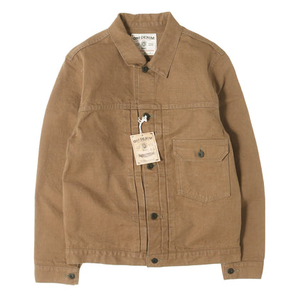 1stタイプ 13oz 硫化 ヘビーオックス ジャケット (ONI-01507L-HOX-BRK)