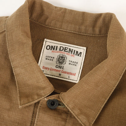 1stタイプ 13oz 硫化 ヘビーオックス ジャケット (ONI-01507L-HOX-BRK)
