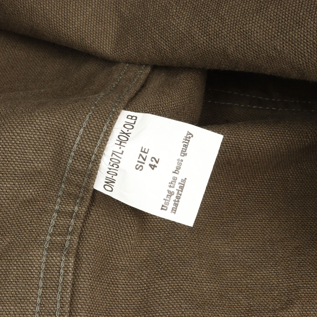 1stタイプ 13oz 硫化 ヘビーオックス ジャケット (ONI-01507L-HOX-OLB)