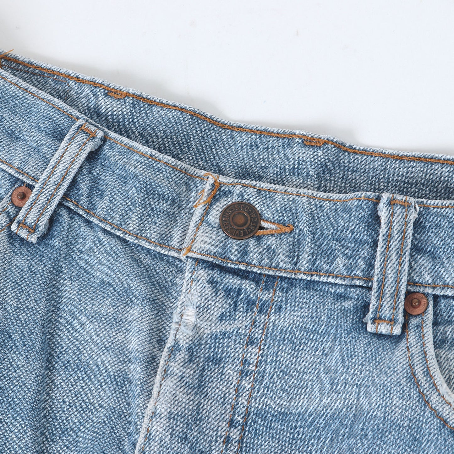 90s 510-0217 デニムパンツ / USA製 ボタン裏刻印525