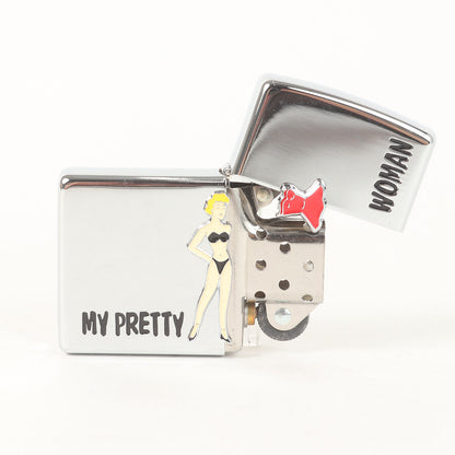 [新品未使用 デッドストック] 00s Zippo オイルライター (MY PRETTY WOMAN) / USA製 2007年モデル