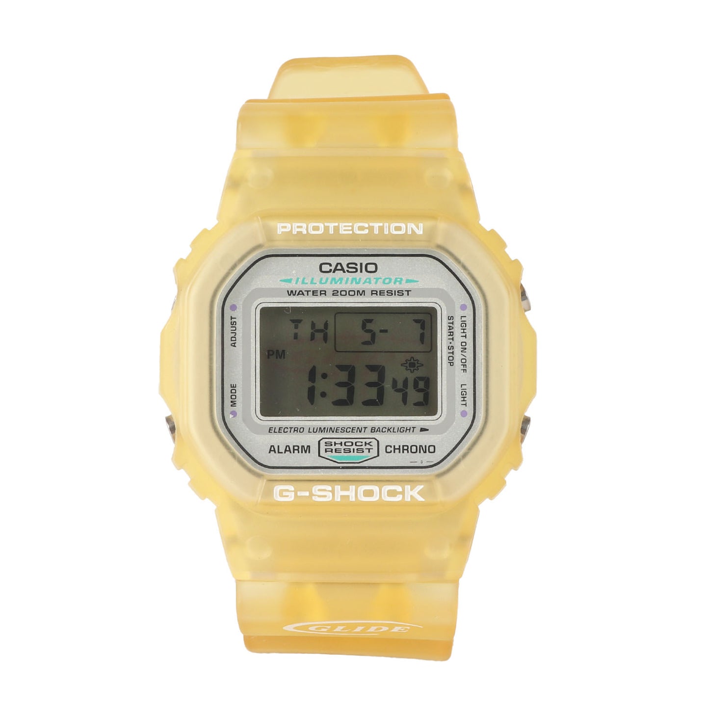 90s ハワイ限定 DW-5600SG-7VT グライド スケルトン スピードモデル 腕時計 / ウォッチ(デッドストック)