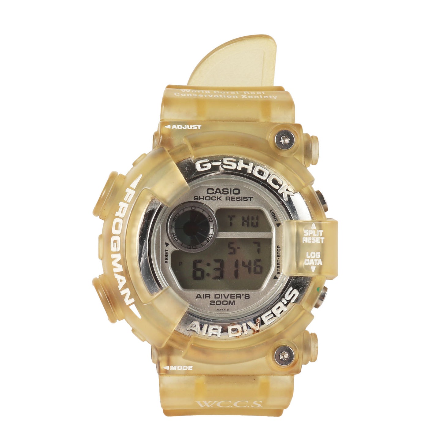 90s DW-8250WC-7AT FROGMAN W.C.C.S 世界サンゴ礁保護協会モデル ペクティニアビガー 腕時計 / ウォッチ