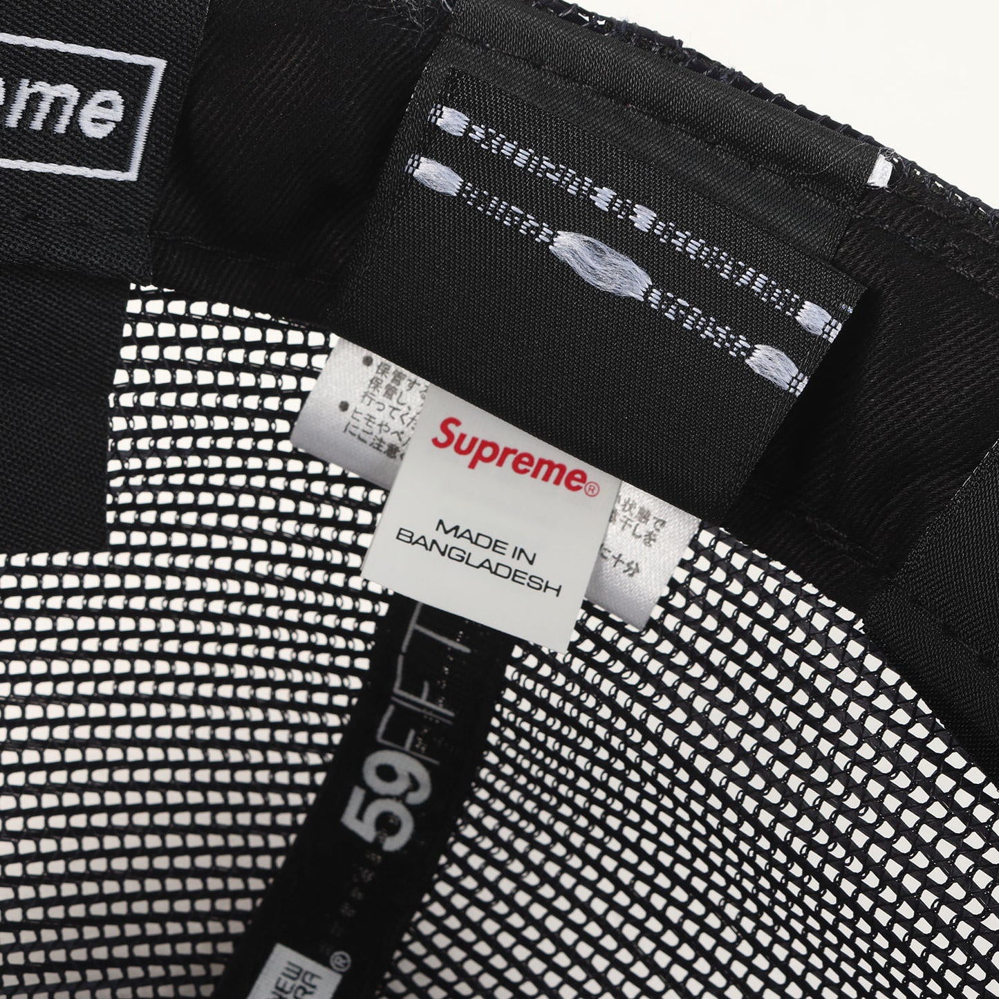 22SS ×NEW ERA BOXロゴ ベースボール メッシュキャップ(Box Logo Mesh Back New Era)