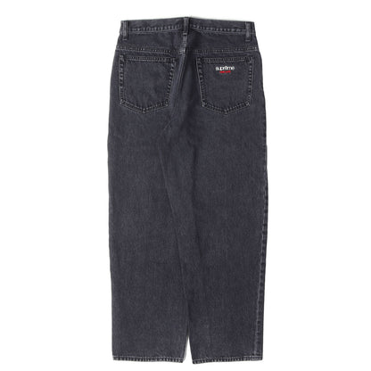 23AW クラシックロゴ刺繍 ウォッシュド バギー デニムパンツ(Baggy Jean)