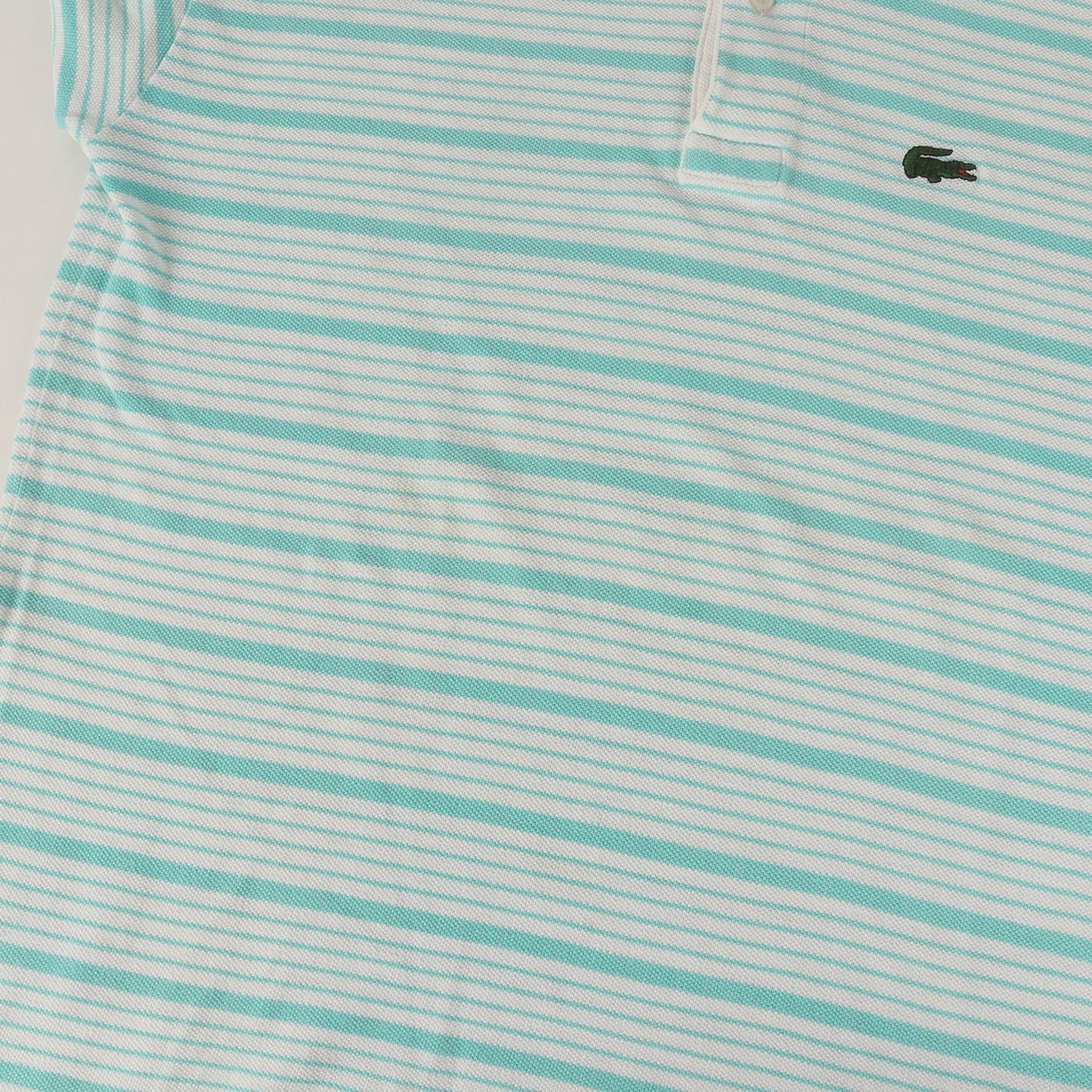 80s IZOD LACOSTE ボーダー 鹿の子 ポロシャツ USA製