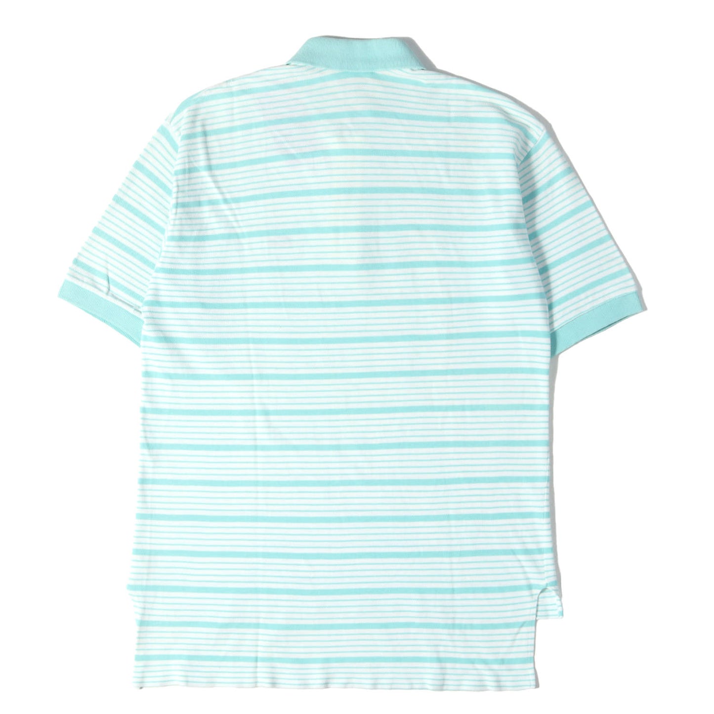 80s IZOD LACOSTE ボーダー 鹿の子 ポロシャツ USA製