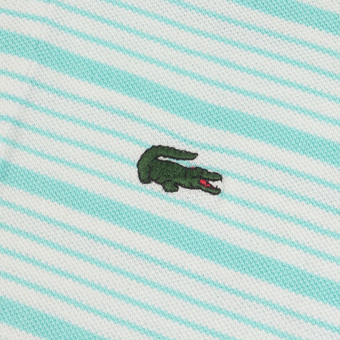 80s IZOD LACOSTE ボーダー 鹿の子 ポロシャツ USA製
