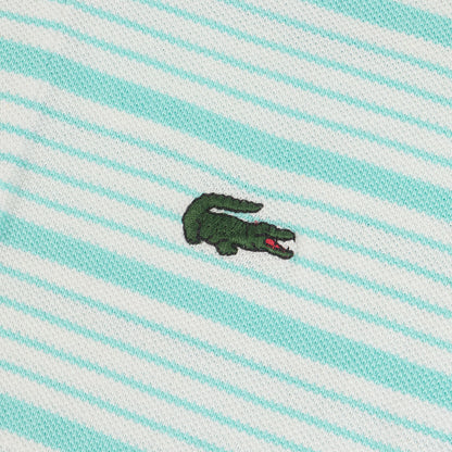 80s IZOD LACOSTE ボーダー 鹿の子 ポロシャツ USA製