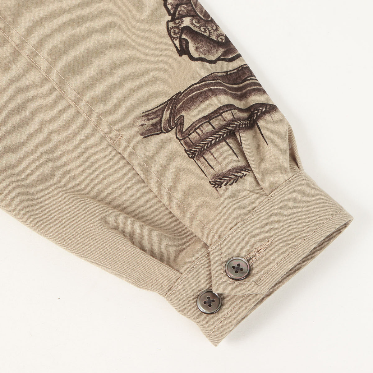 26SS ×三代目彫よし 百鬼図 ウールギャバジン スイングトップ(WOOL GABARDINE SWING TOP JACKET)