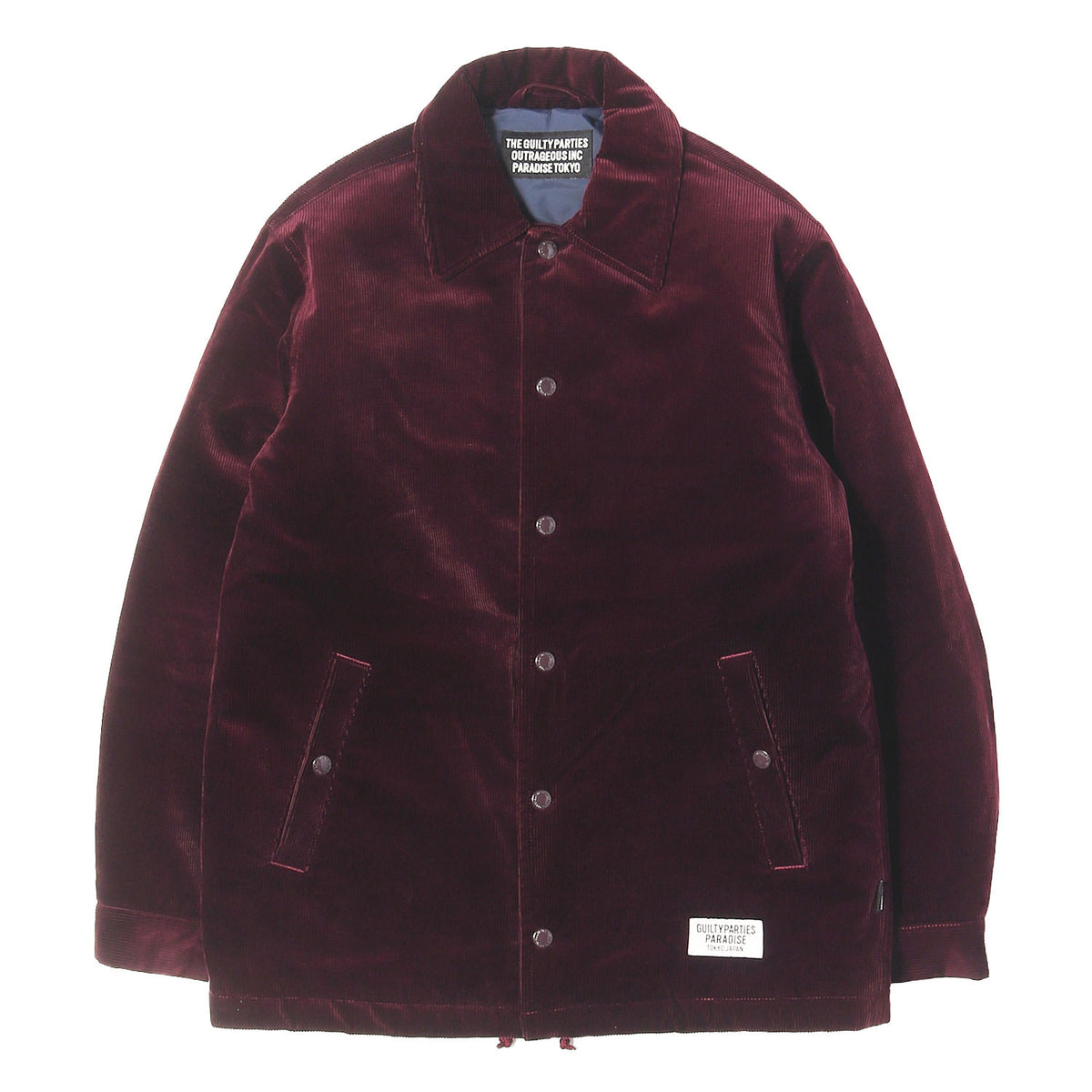 アップリケロゴ ストレッチコーデュロイ コーチジャケット(CORUDUROY COACH JACKET)