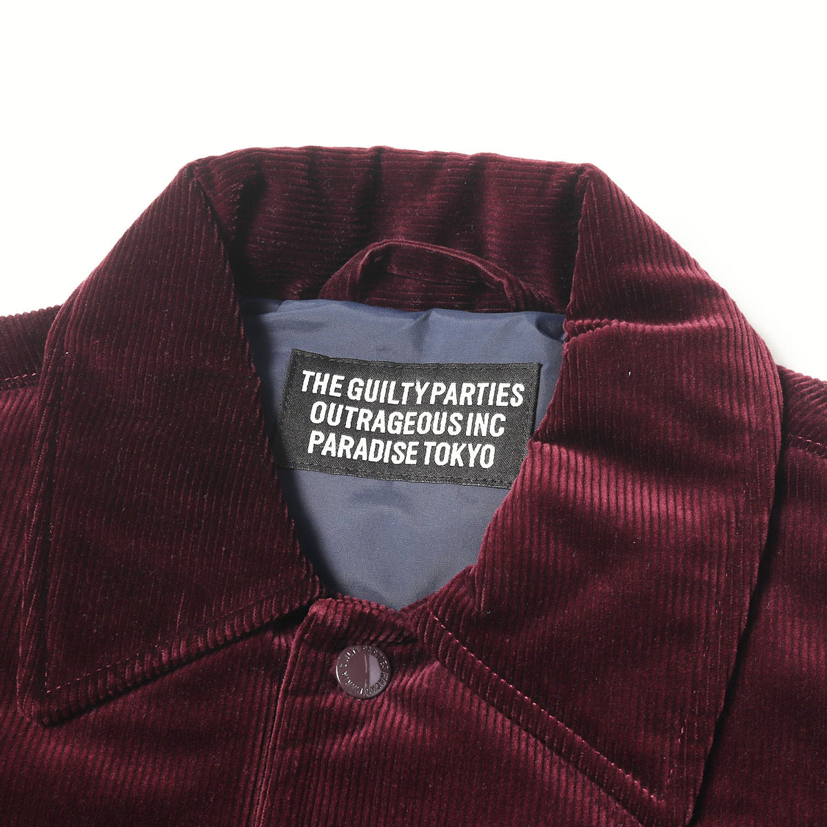 アップリケロゴ ストレッチコーデュロイ コーチジャケット(CORUDUROY COACH JACKET)