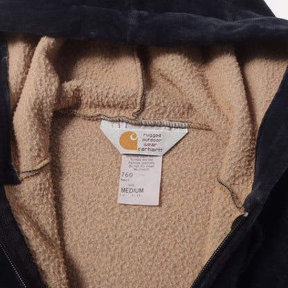 90s ベロア ボア フルジップ パーカー (VELOUR BOA FULL ZIP HOODIE) USA製