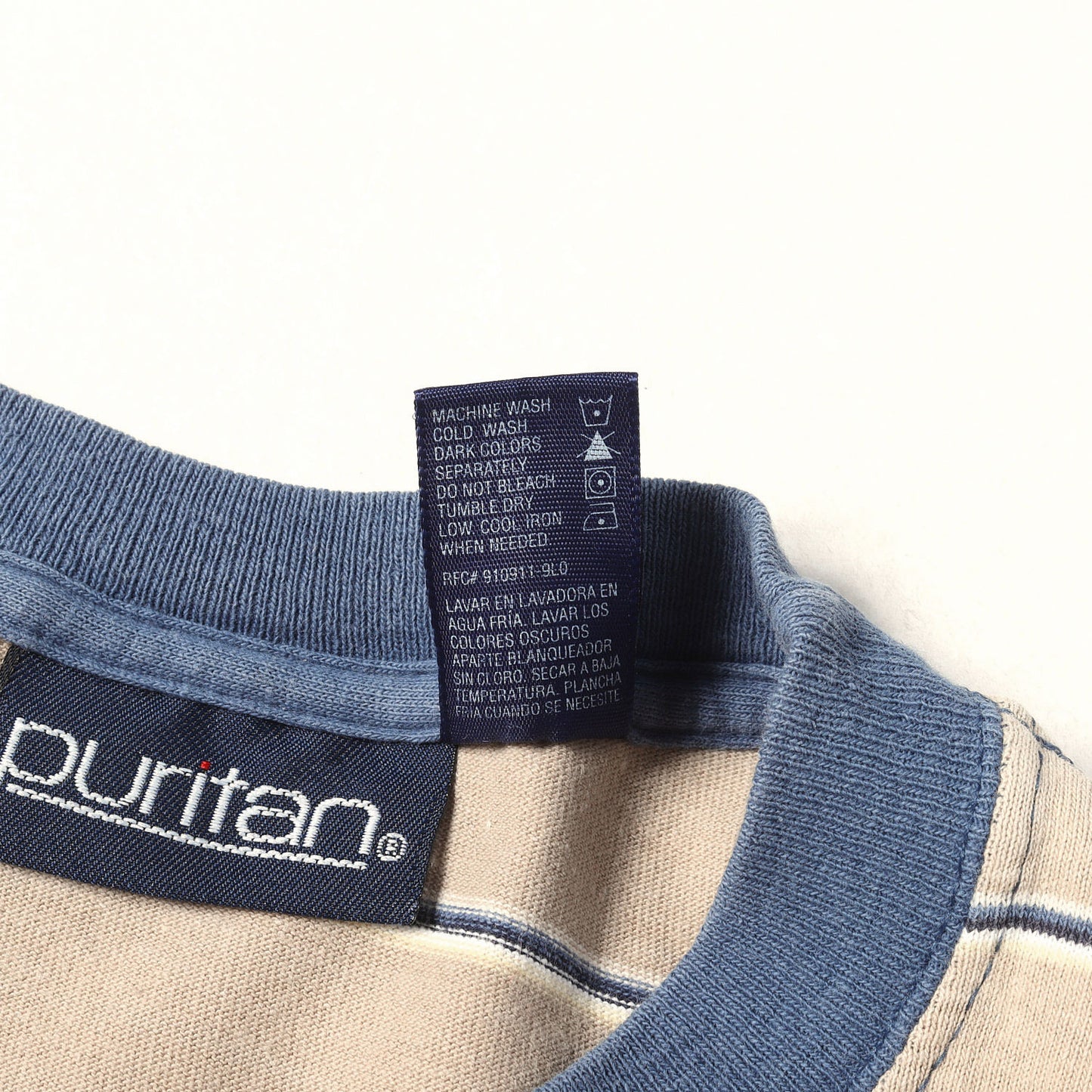 90s ボーダー クルーネック Tシャツ / puritan ピューリタン