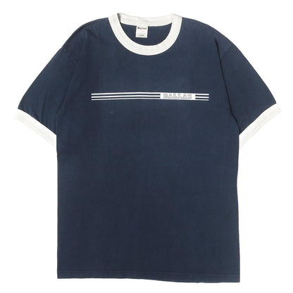 90s DALLAS カレッジプリント リンガー Tシャツ / USA製 Murina