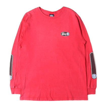 90s OLD STUSSY オーバルロゴ ロングスリーブ Tシャツ(USA製)