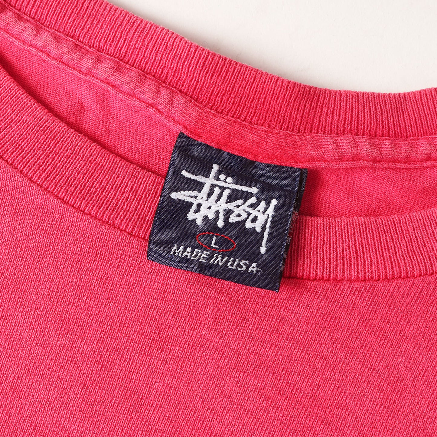 90s OLD STUSSY オーバルロゴ ロングスリーブ Tシャツ(USA製)