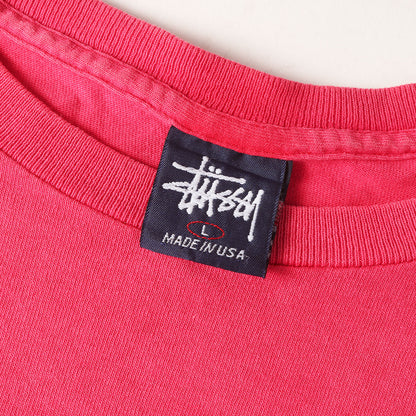 90s OLD STUSSY オーバルロゴ ロングスリーブ Tシャツ(USA製)