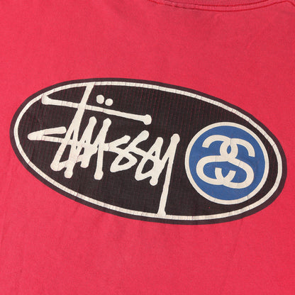 90s OLD STUSSY オーバルロゴ ロングスリーブ Tシャツ(USA製)
