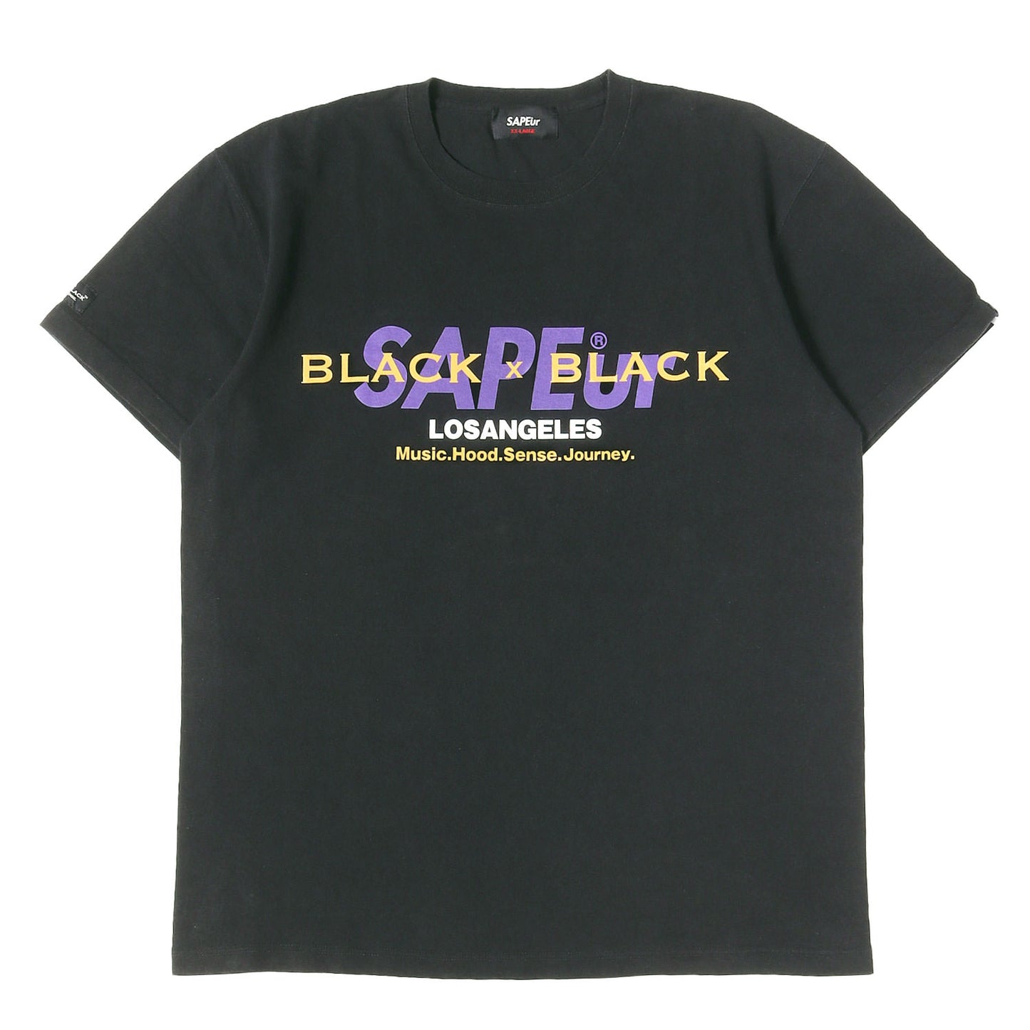 ×BLACK×BLACK ブランドロゴ Tシャツ