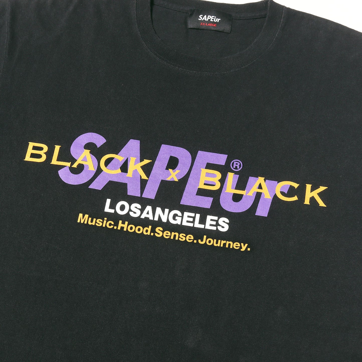 ×BLACK×BLACK ブランドロゴ Tシャツ