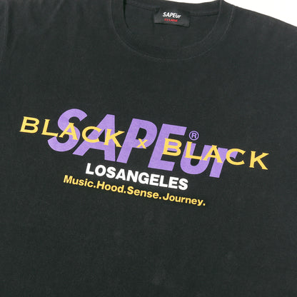 ×BLACK×BLACK ブランドロゴ Tシャツ