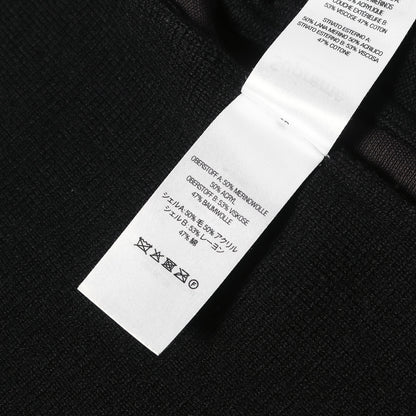22AW フェイクファー ジップアップ ニット カーディガン(Faux Fur Zip Up Cardigan)