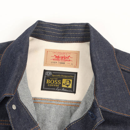 [シリアル付き デッドストック] 00s BOSS COFFEE 懸賞 非売品 大戦 1st タイプ デニムジャケット