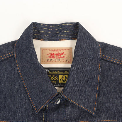 [シリアル付き デッドストック] 00s BOSS COFFEE 懸賞 非売品 大戦 1st タイプ デニムジャケット