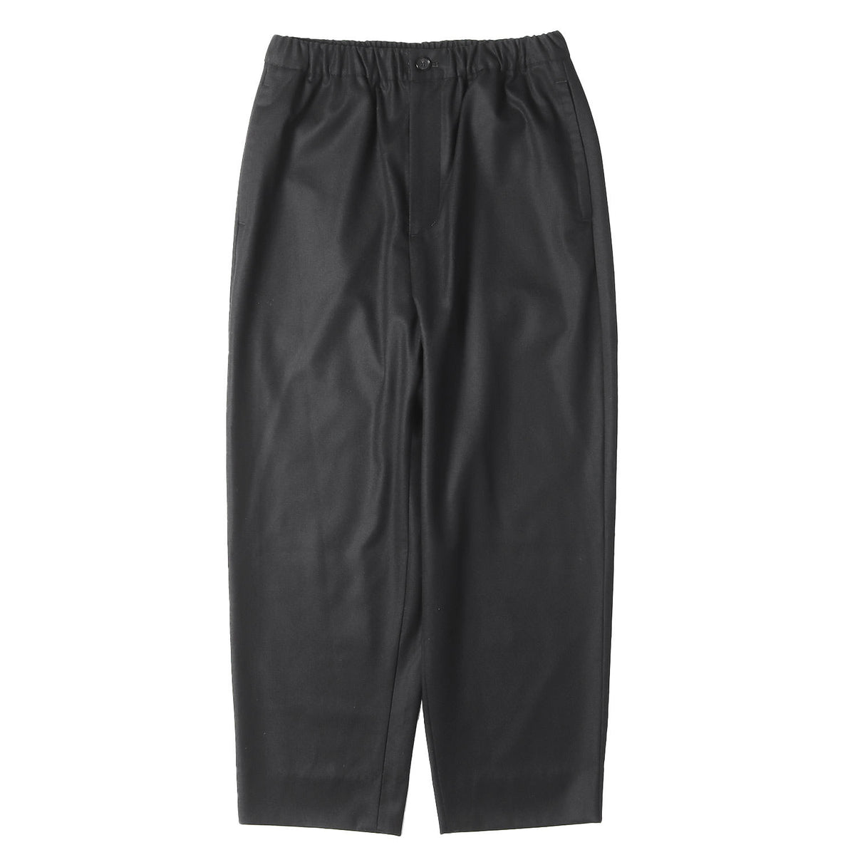 25AW ストレッチ ウールフランネル ワイド イージーパンツ
