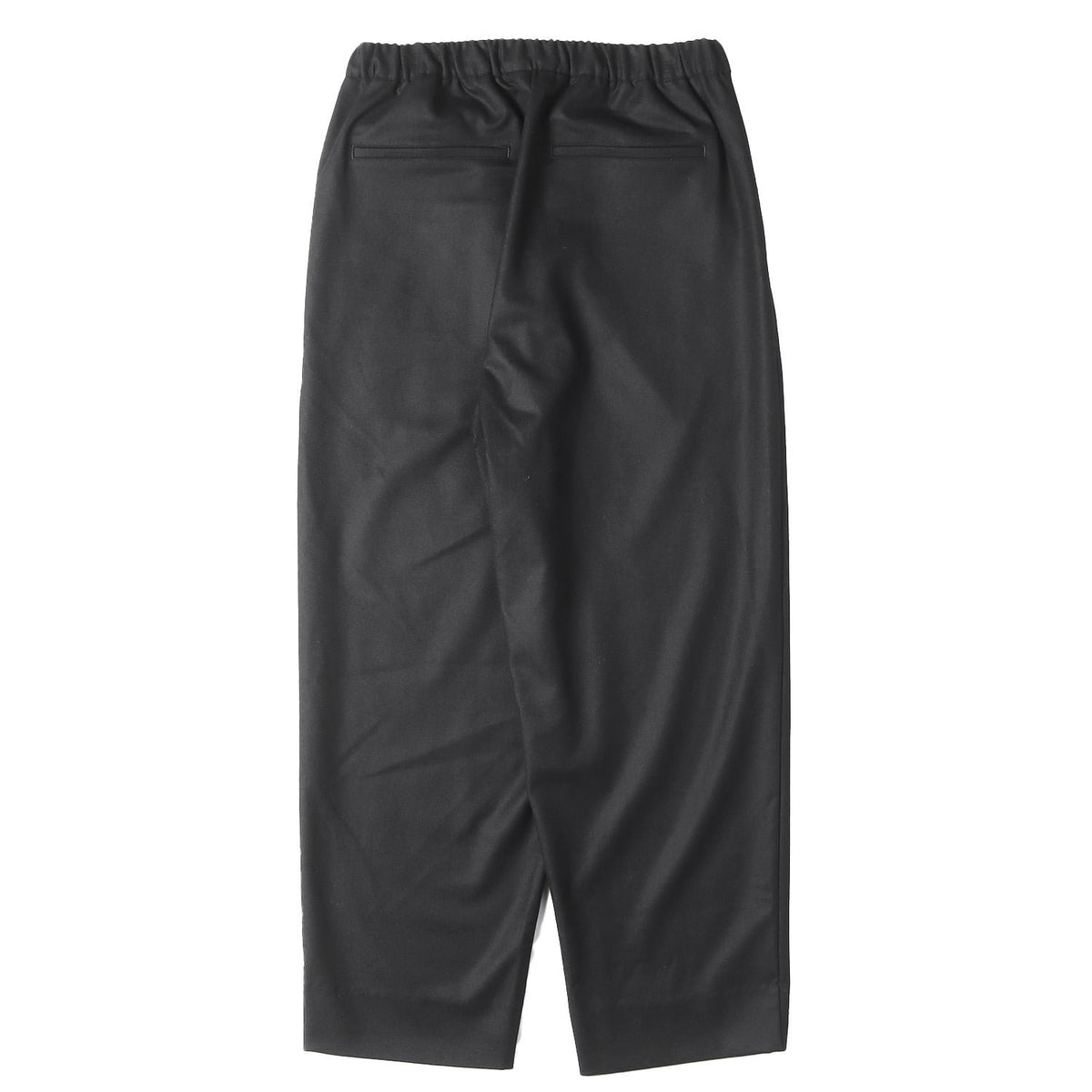 25AW ストレッチ ウールフランネル ワイド イージーパンツ