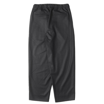 25AW ストレッチ ウールフランネル ワイド イージーパンツ