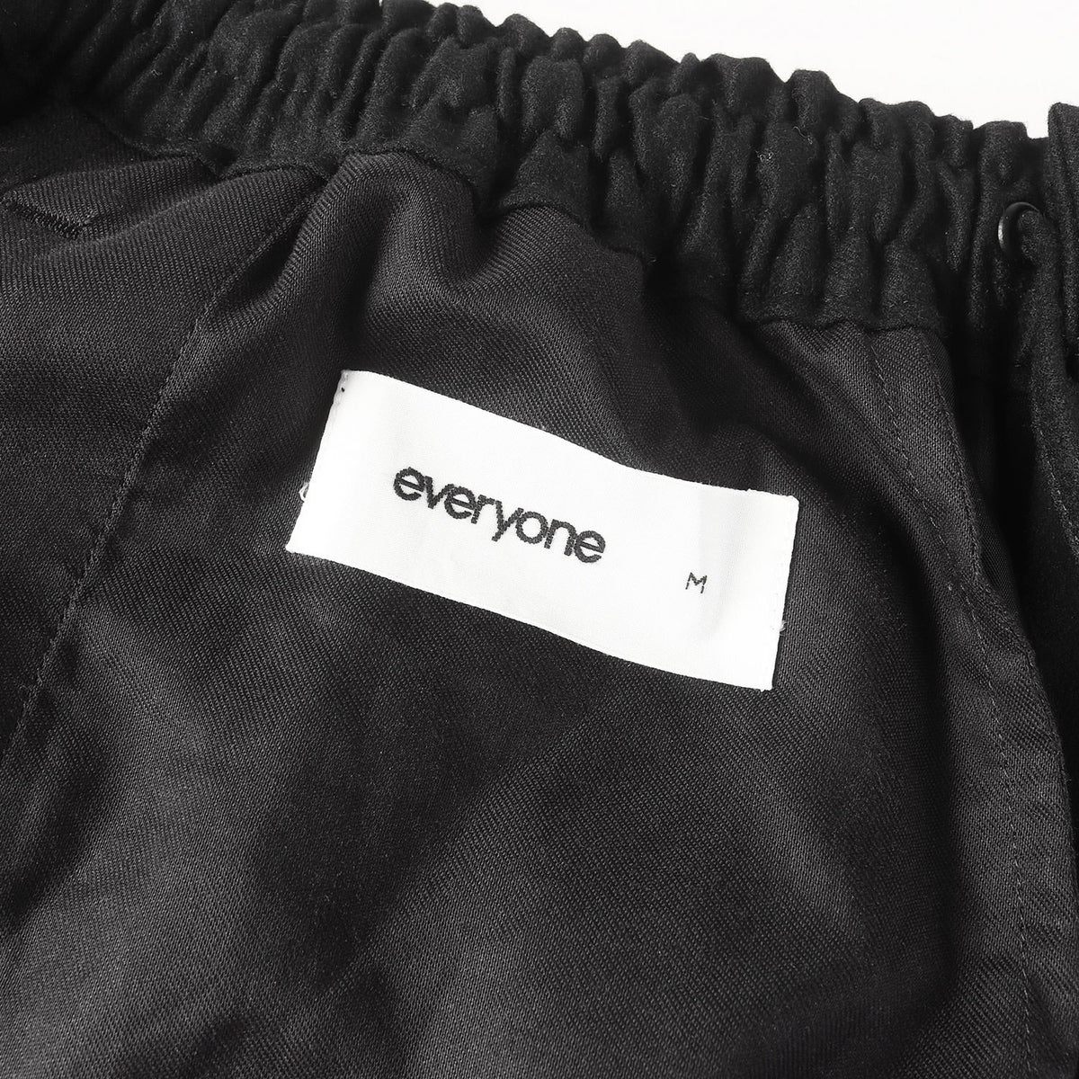 25AW ストレッチ ウールフランネル ワイド イージーパンツ
