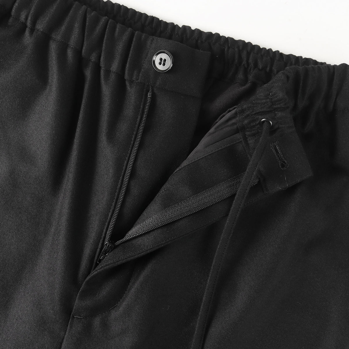 25AW ストレッチ ウールフランネル ワイド イージーパンツ