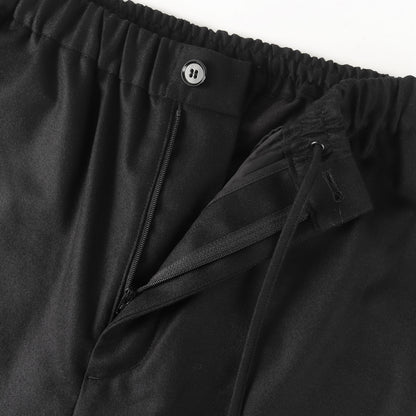 25AW ストレッチ ウールフランネル ワイド イージーパンツ