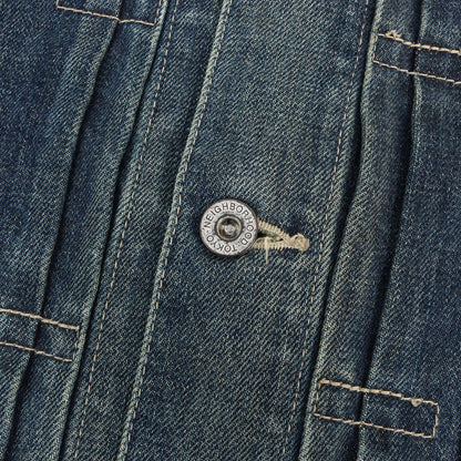 24AW 1stタイプ ウォッシュ デニムジャケット(WASHED DENIM TYPE-1 JACKET)