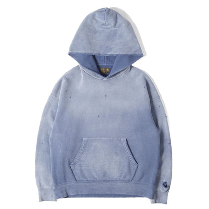 22AW CONTRARY DEPT 初売りアイテム クラッシュ加工 ジャンボ スウェットパーカー(JUMBO SB HOODIE P.O)