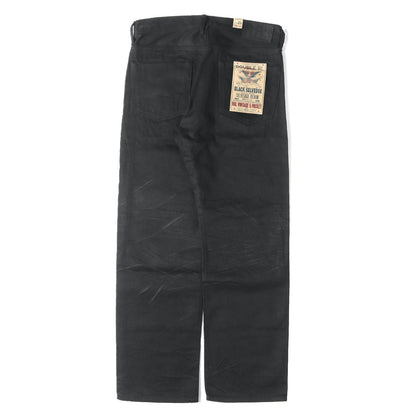 [近年モデル] 5ポケット セルビッチ ブラック デニムパンツ (VINTAGE 5 POCKET JAPAN WOVEN SELVEDGE DENIM) USA製