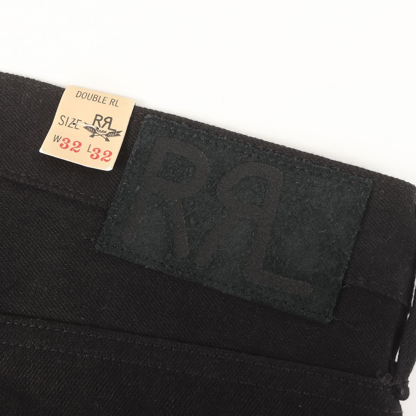 [近年モデル] 5ポケット セルビッチ ブラック デニムパンツ (VINTAGE 5 POCKET JAPAN WOVEN SELVEDGE DENIM) USA製