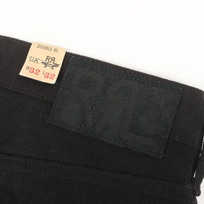 [近年モデル] 5ポケット セルビッチ ブラック デニムパンツ (VINTAGE 5 POCKET JAPAN WOVEN SELVEDGE DENIM) USA製